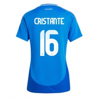 Italy Bryan Cristante #16 Replica Home Shirt Ladies Euro 2024 Short Sleeve